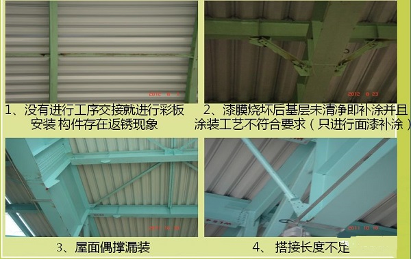 山西太原鋼結構工程中屋面系統安裝經常存在的質量問題